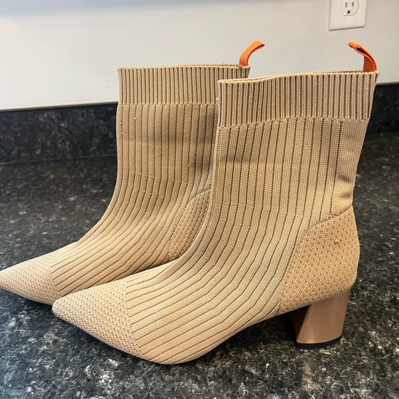 Knit ankle boots - Picture 3 of 4